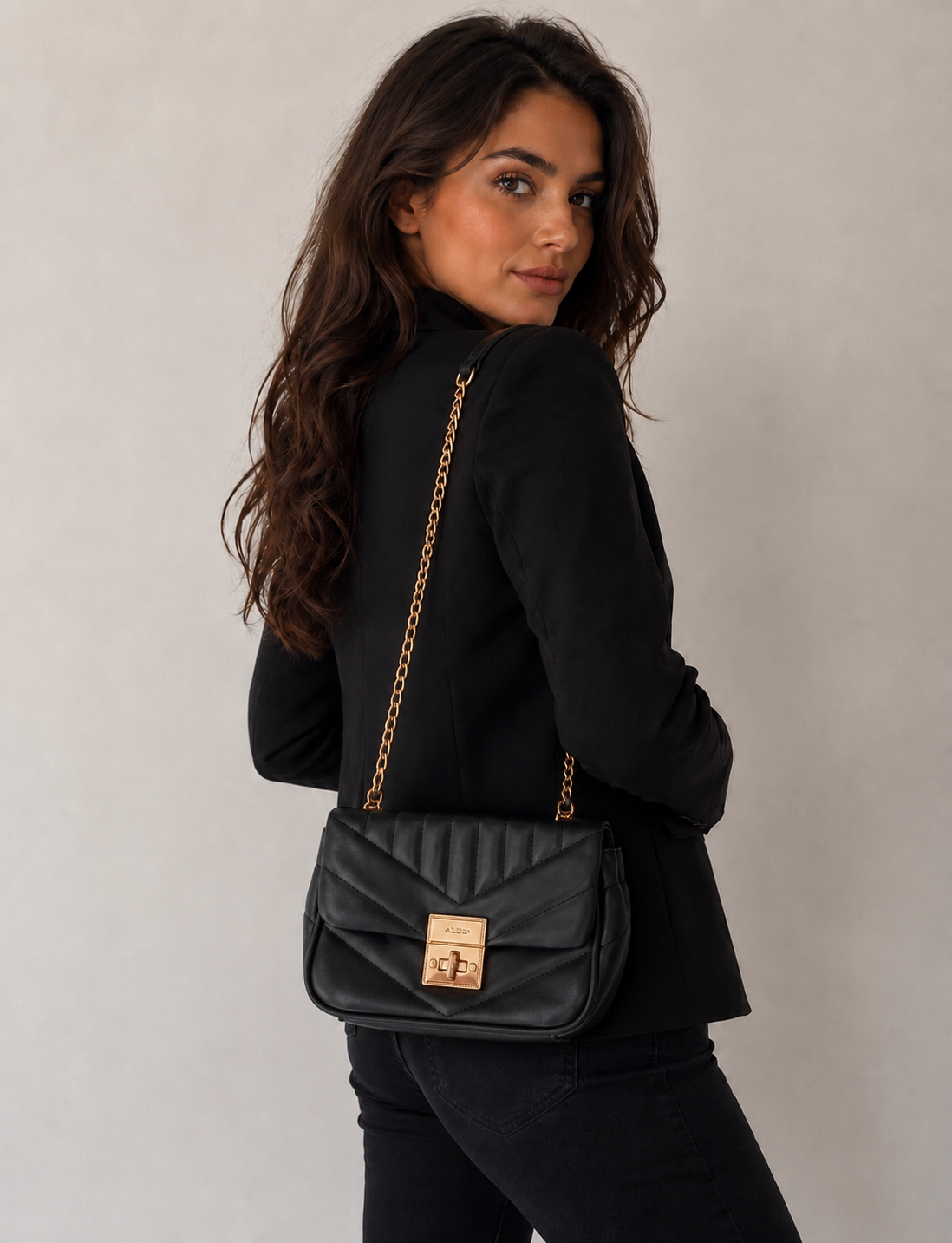 Aldo Quilted Crossbody Bag