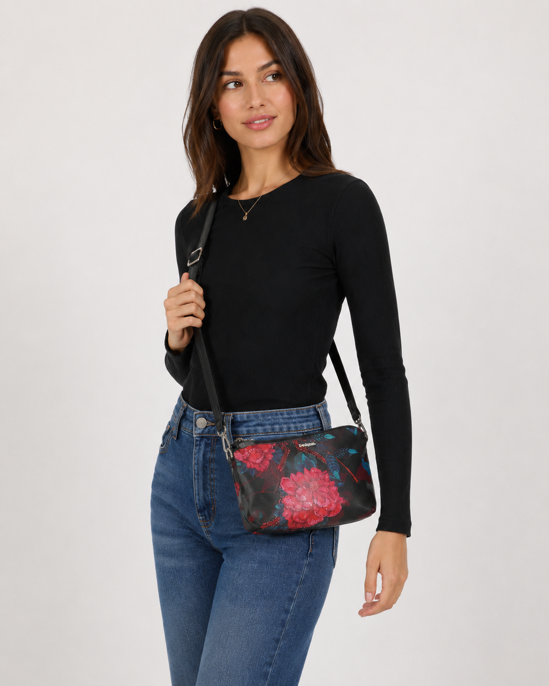 Desigual Floral Crossbody Bag